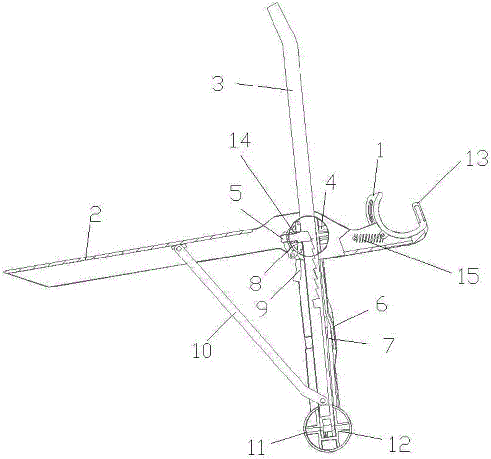 Portable, foldable and height-adjustable laptop support