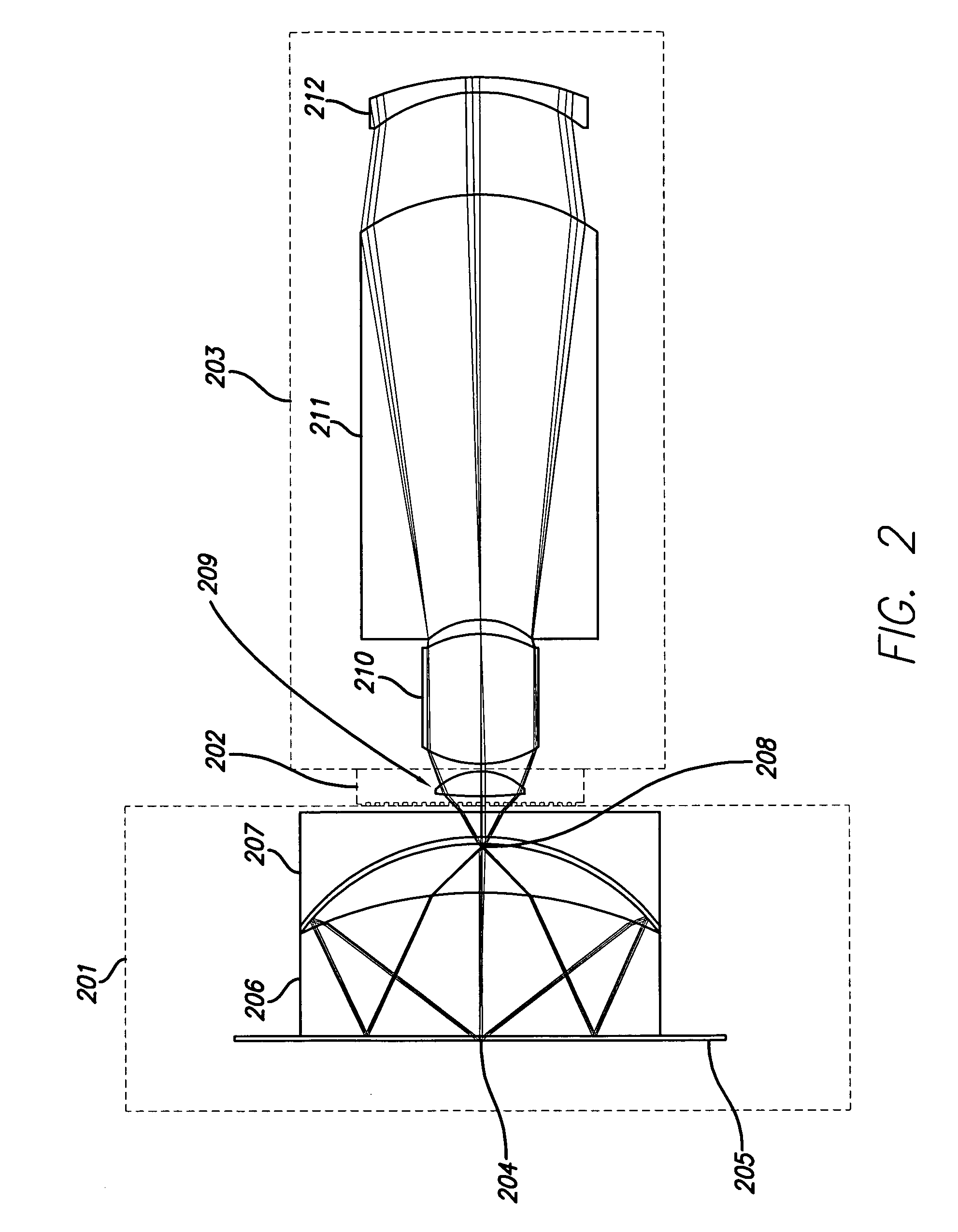 Catadioptric microscope objective employing immersion liquid for use in broad band microscopy