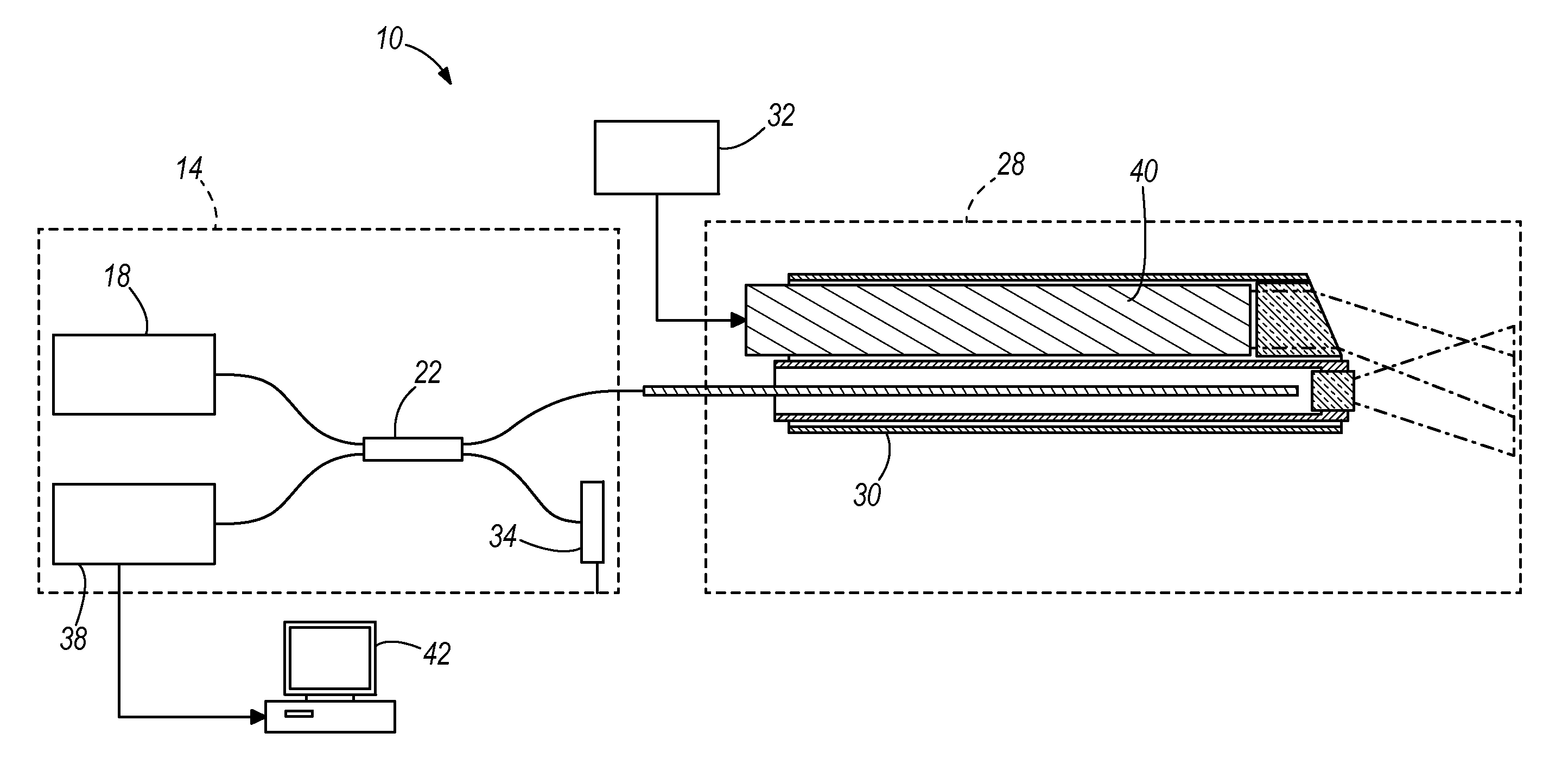 Apparatus and method for real-time imaging and monitoring of an electrosurgical procedure