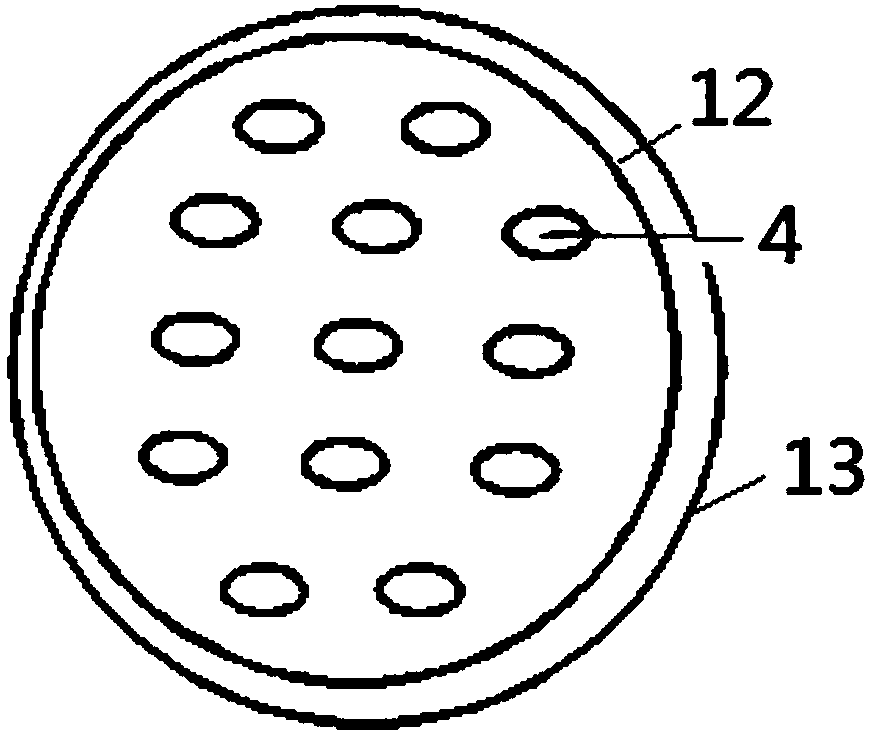 Full-contact flexible light rubber floating disc and application thereof