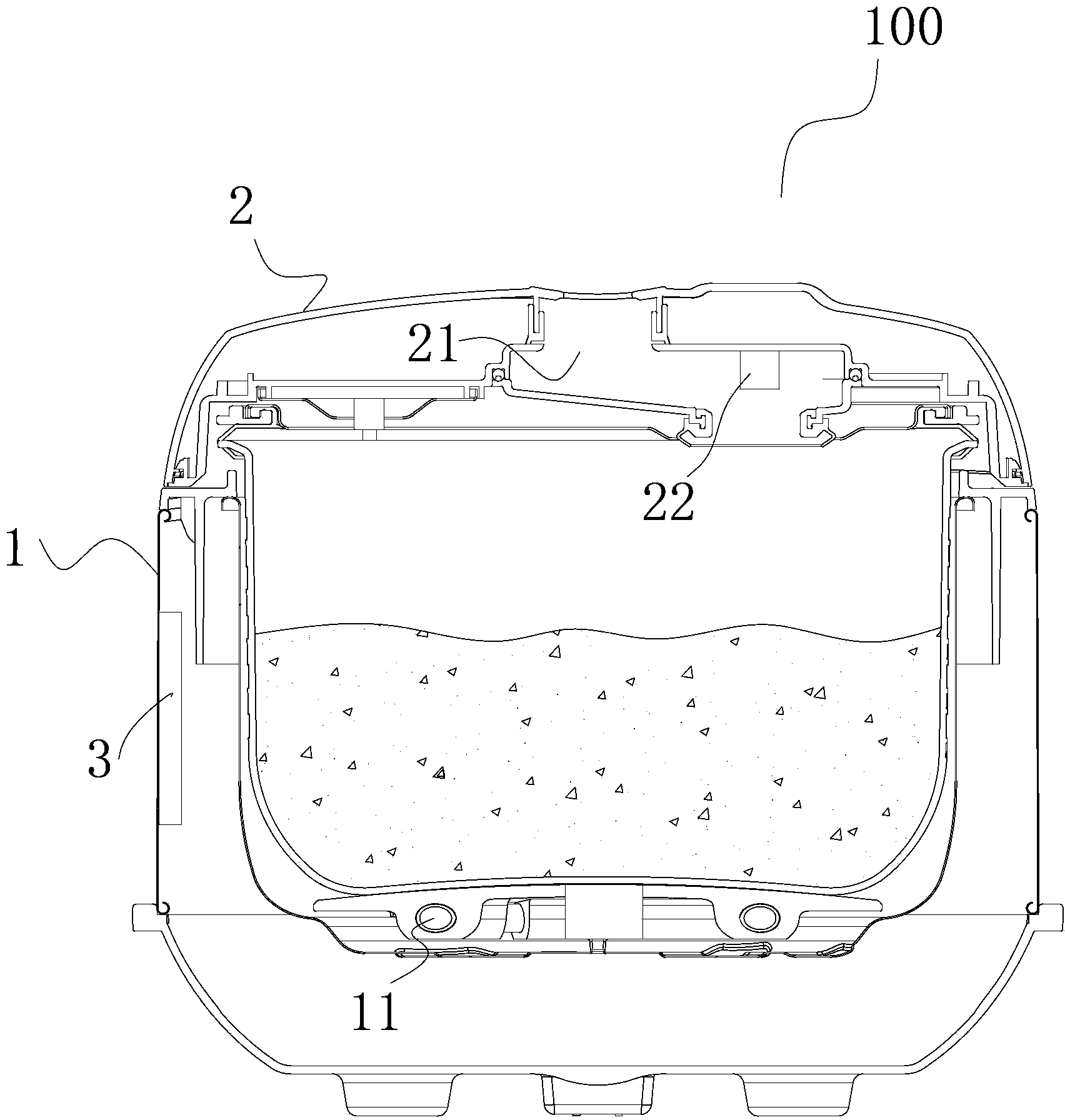 Electric rice cooker and control method thereof