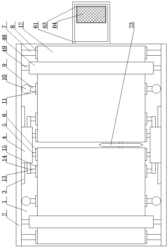 Cloth waste recovery processing device for garment production and processing