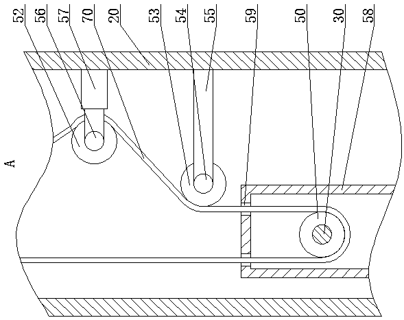 Cloth waste recovery processing device for garment production and processing