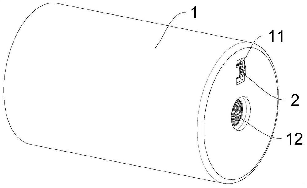 Protective device for special chip for full life cycle management of rubber roller