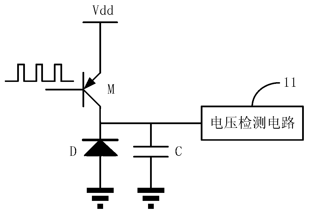 Light intensity detection circuit and method