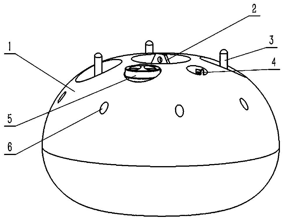 Self-righting seabed base for marine observation