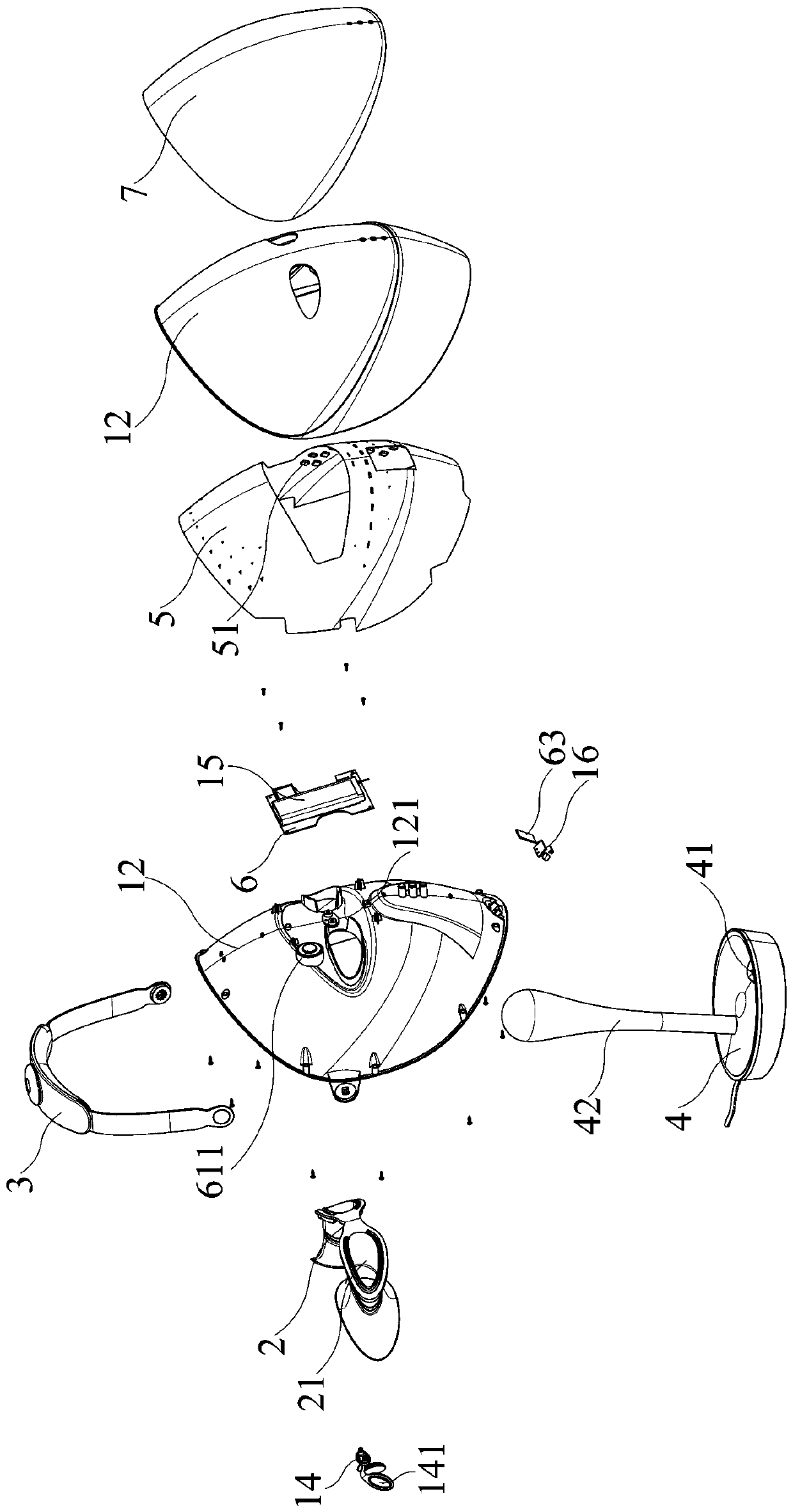 Beauty mask structure