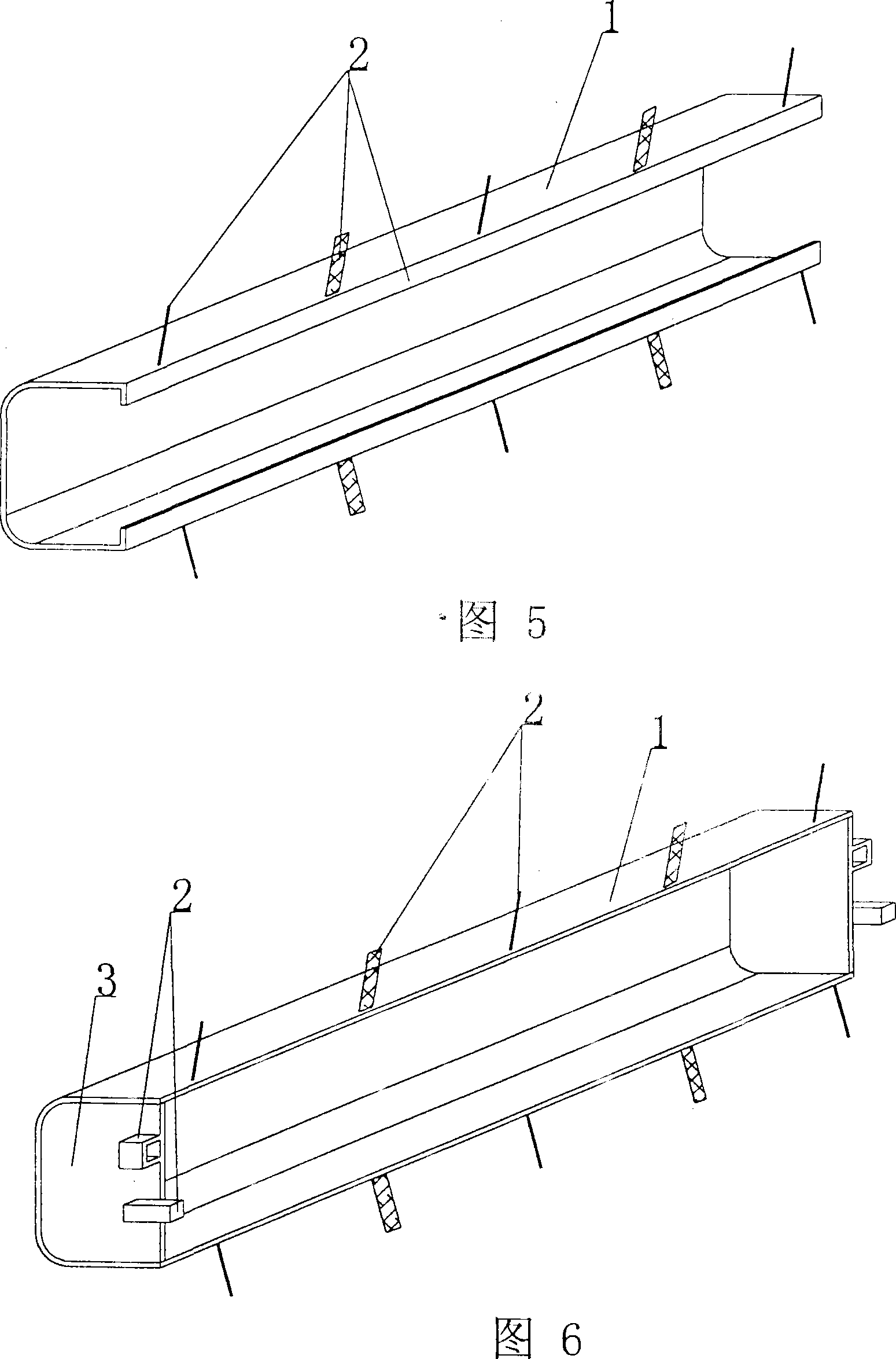 Cast-in-situs reinforcing wire concrete floor