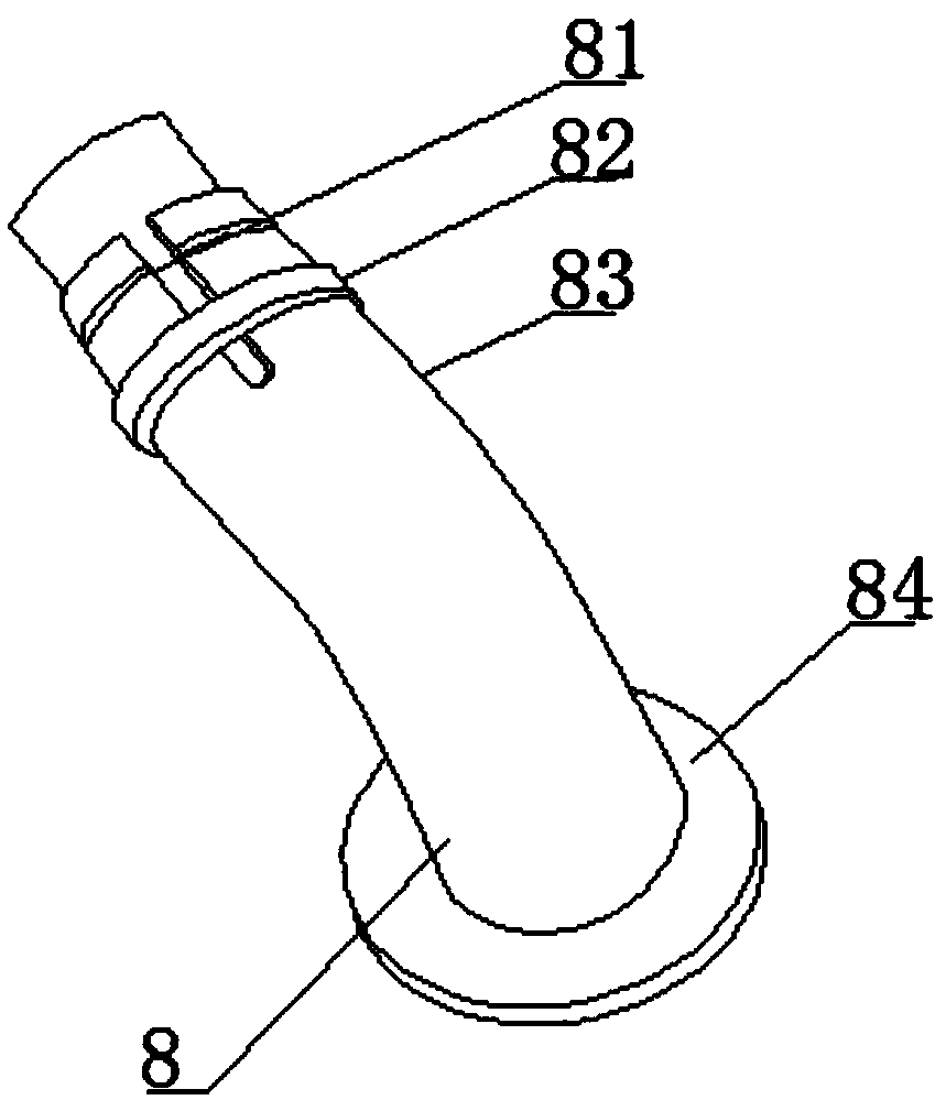 Convenient-to-carry fire protection winding disc device for fire protection