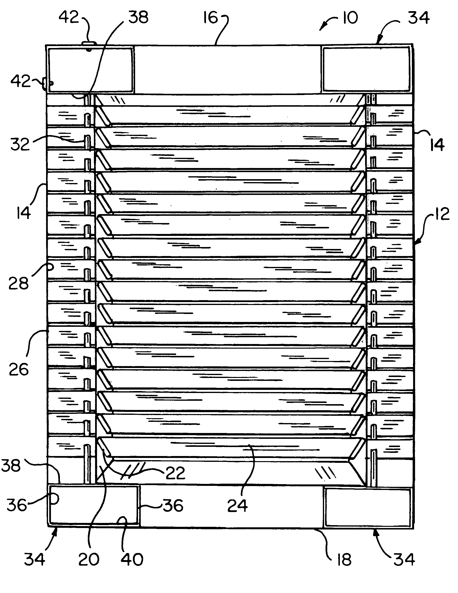 Impact resistant hurricane shutter assembly