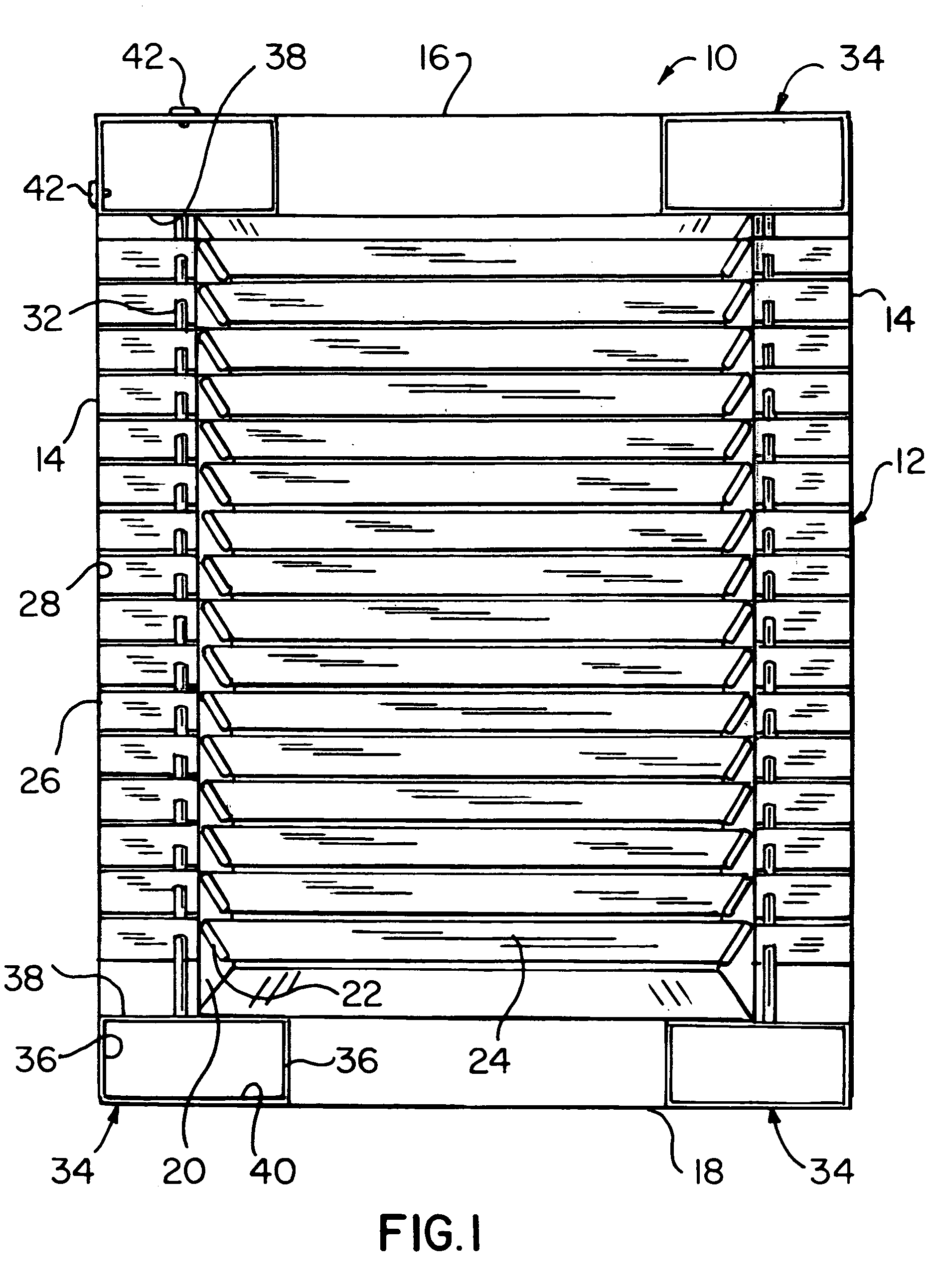 Impact resistant hurricane shutter assembly