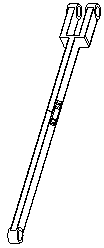 Mechanical opening parallel mechanism with sector gate for quantitative loading of skip