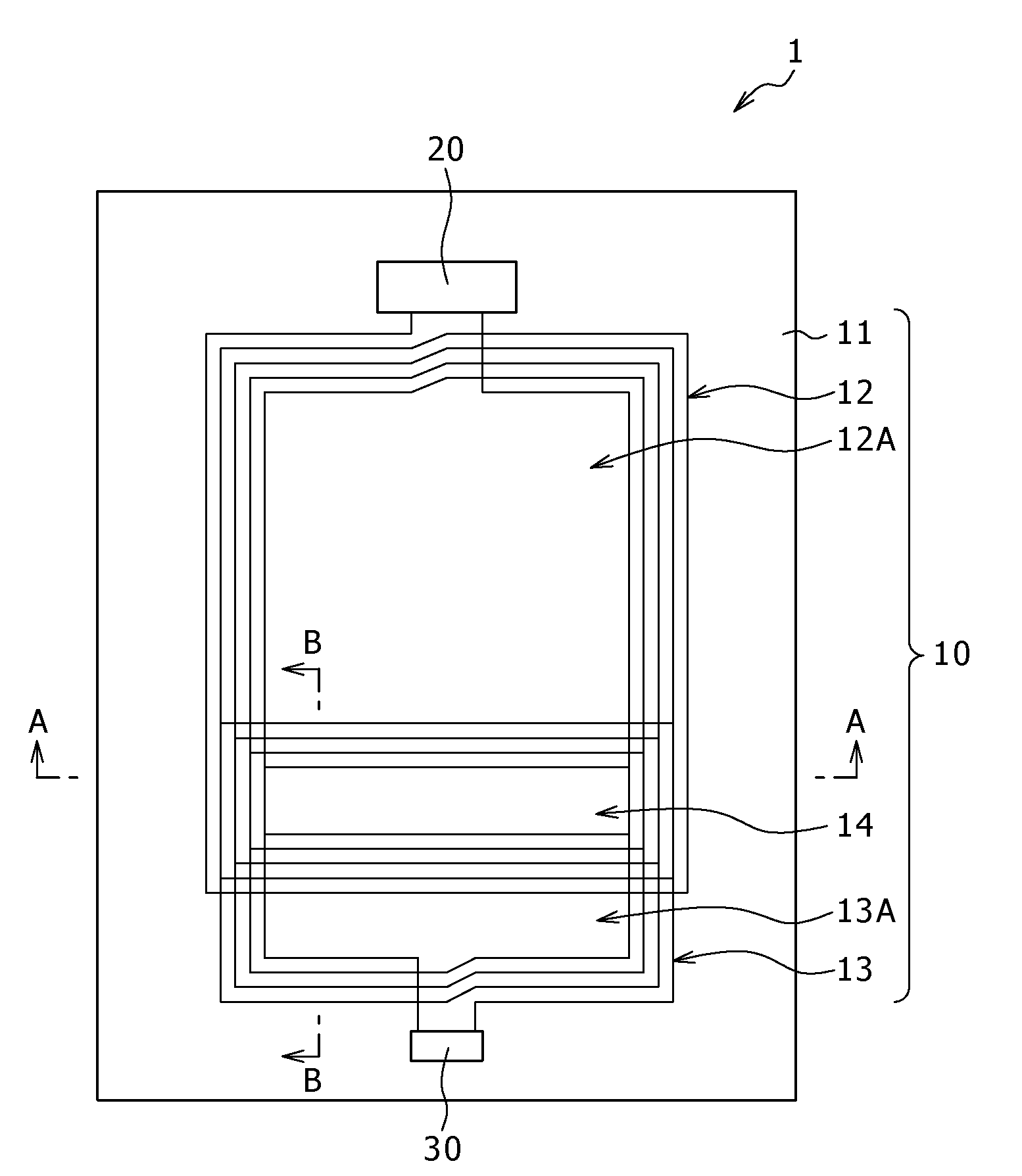 Antenna substrate for non-contact communication apparatus and non-contact communication apparatus