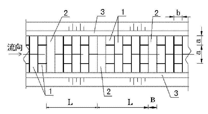 Box body lining type mudslide discharging and guiding groove and application and construction method thereof