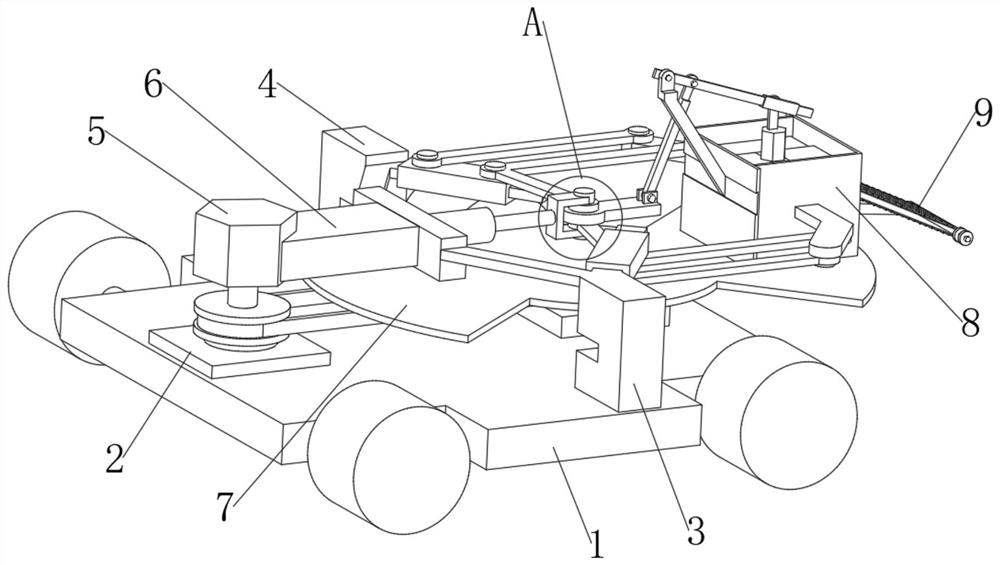 Intelligent environment-friendly robot and using method thereof