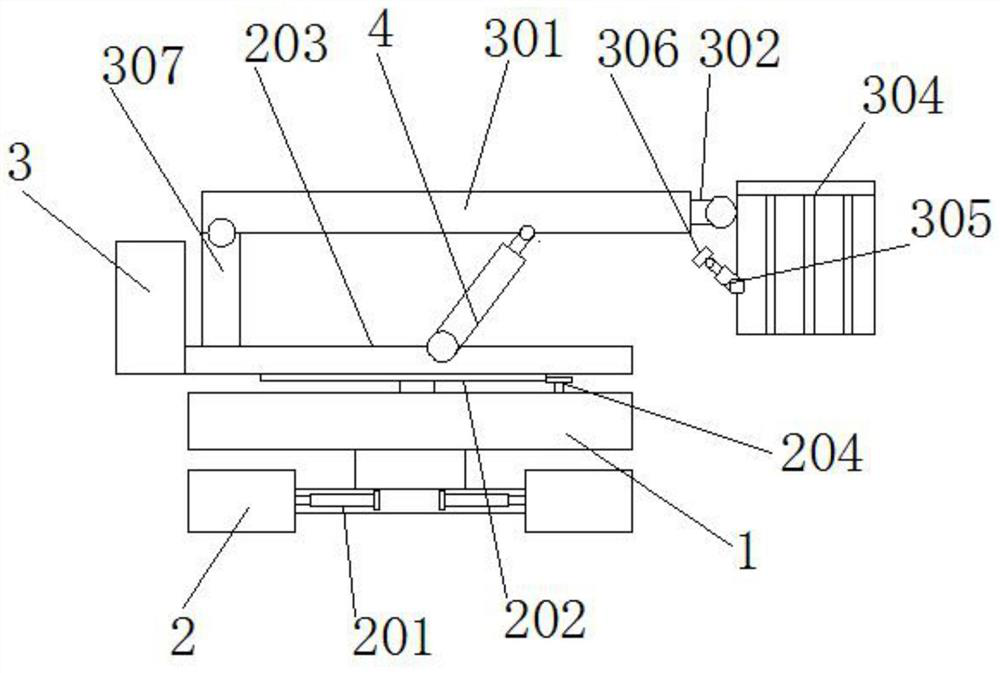 Intelligent LED street lamp maintenance mechanical arm