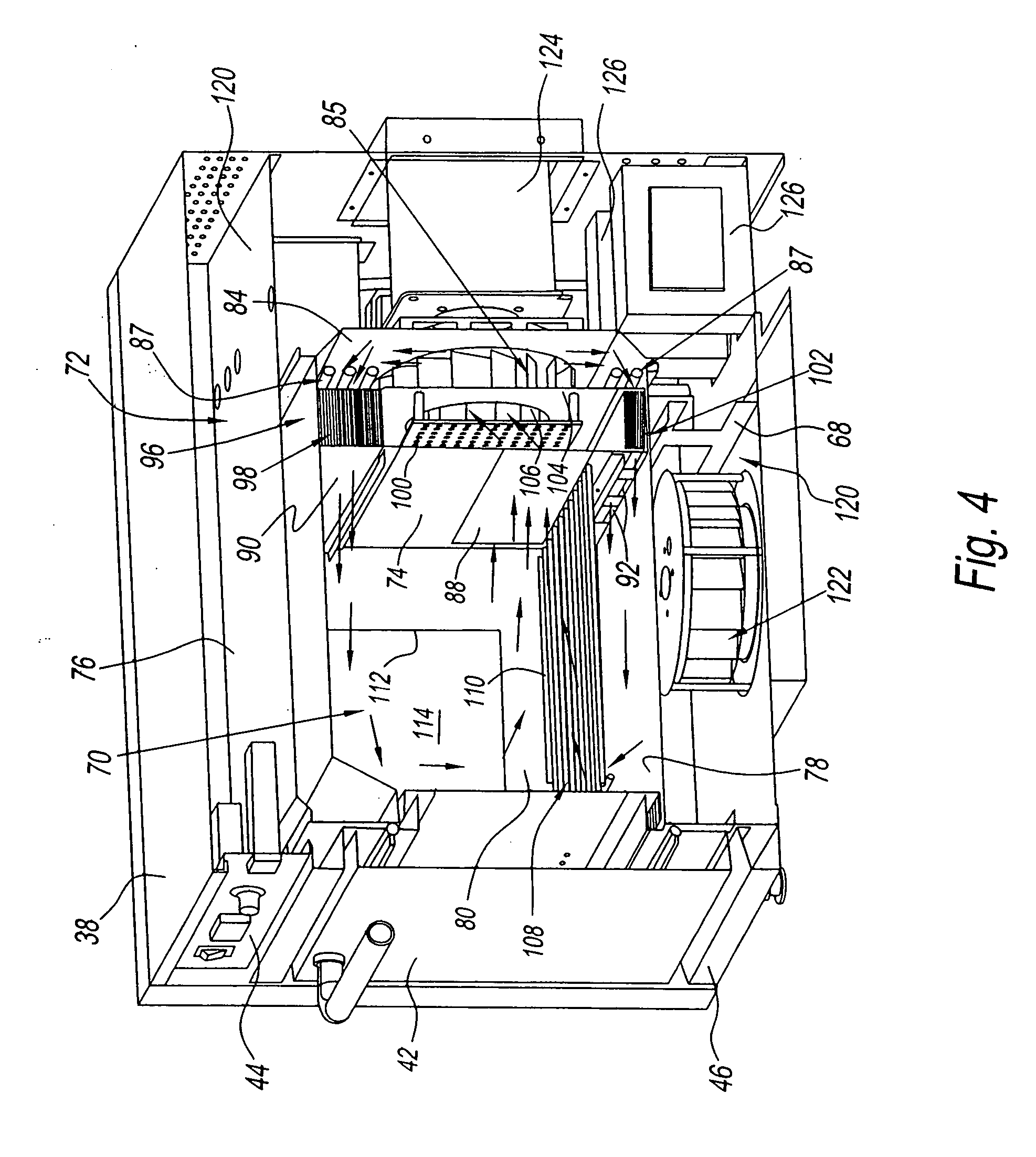 Impingement/convection/microwave oven and method