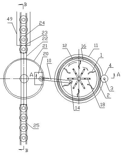 A cylindrical porcelain insulator glaze mixing and glazing surface drying integrated device