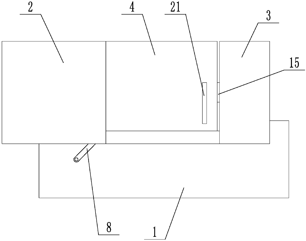 Injection molding machine safety door adopting linear ball bearing