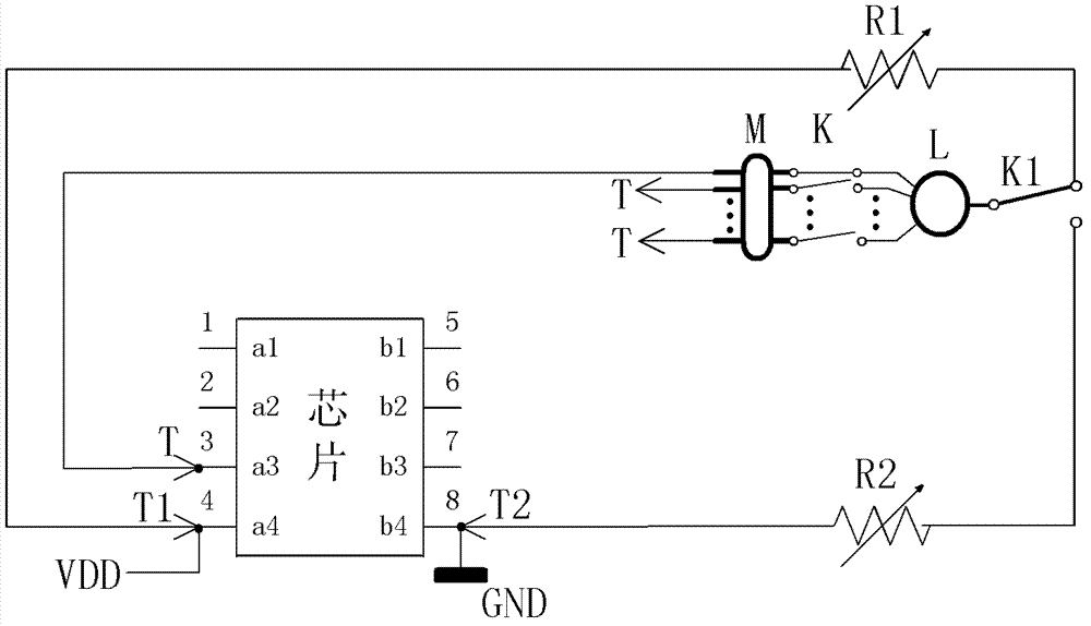 Fixed-high and fixed-low fault injecting circuit and method for online test of digital circuit board