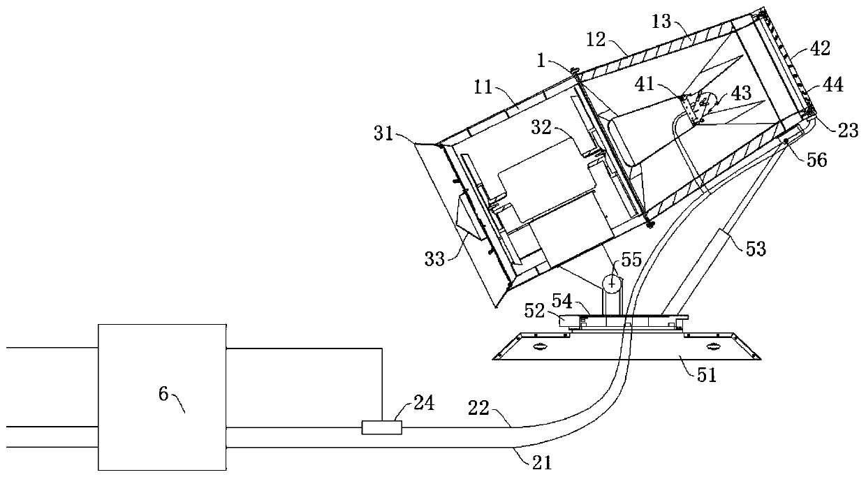 Intelligent air-assisted multi-flow dust suppression device