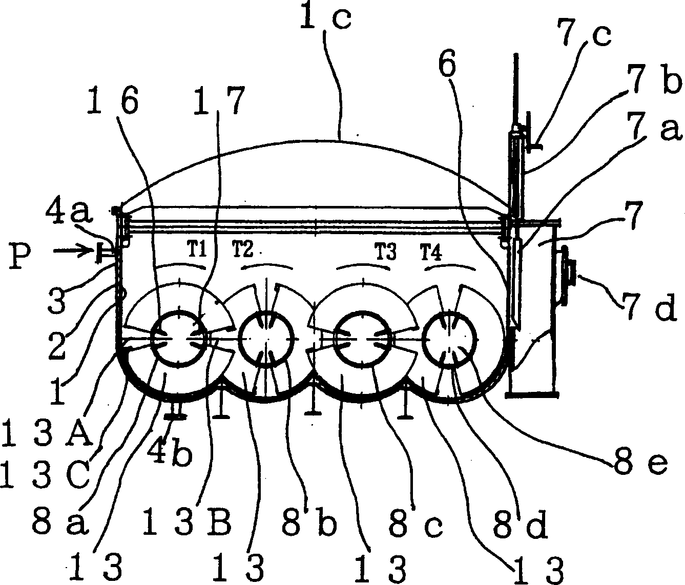 Stirring heat transfer device