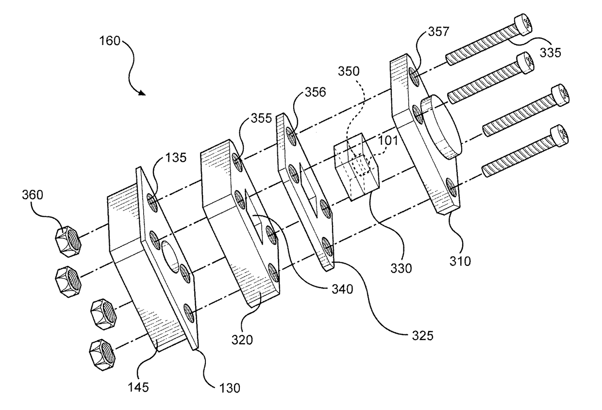 Resonant system and method of determining a dielectric constant of a sample