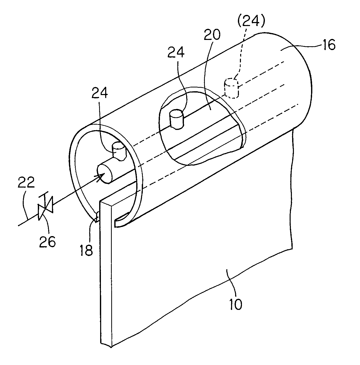 Water-flowing mechanism of wet type electrostatic precipitator