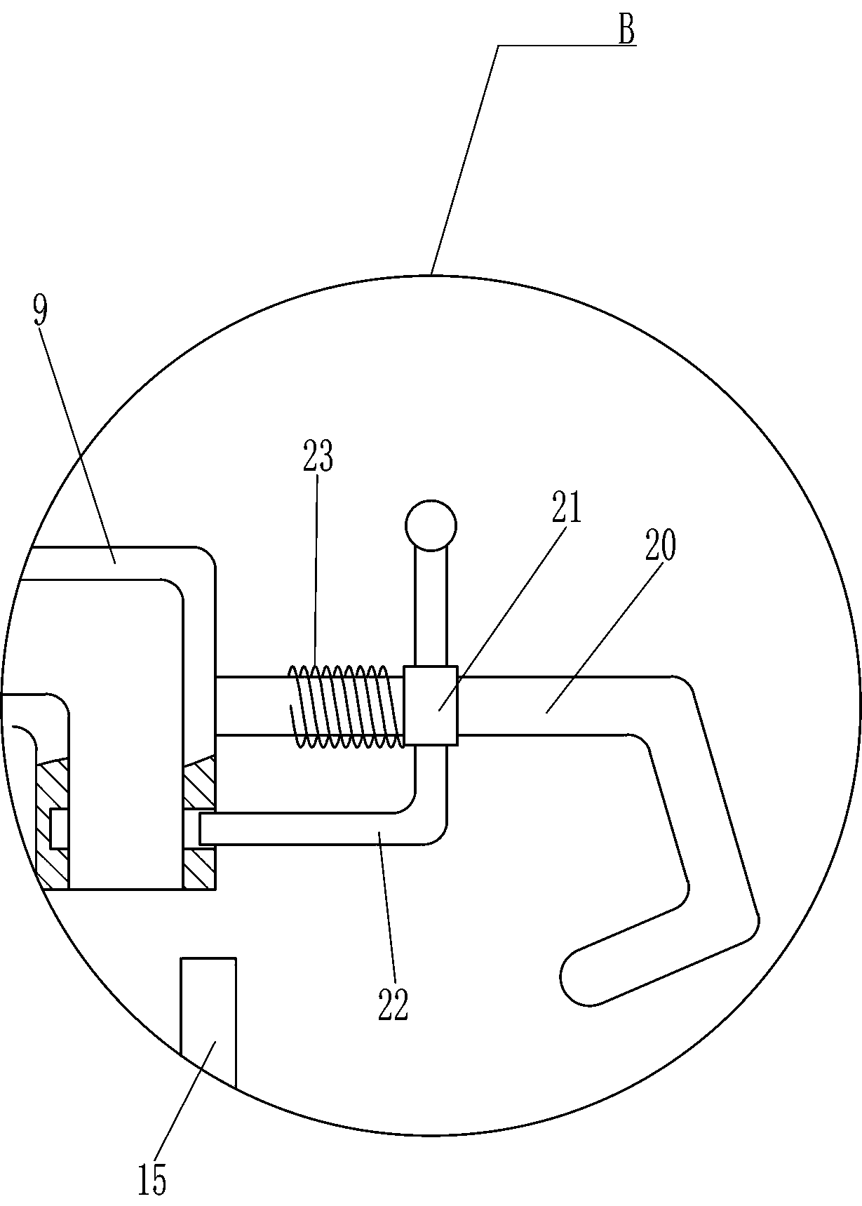 Bead stringing finishing equipment for ornament processing