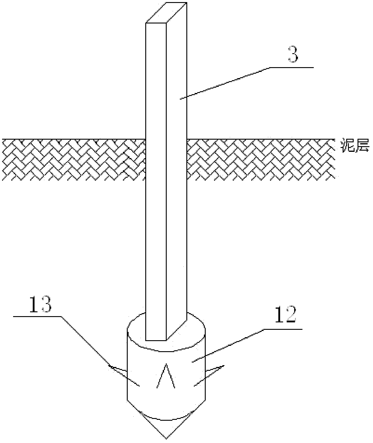 Long-gauge fiber grating scour sensor, manufacturing method thereof, and installation and laying method thereof, and scour monitoring system formed by long-gauge fiber grating scour sensors