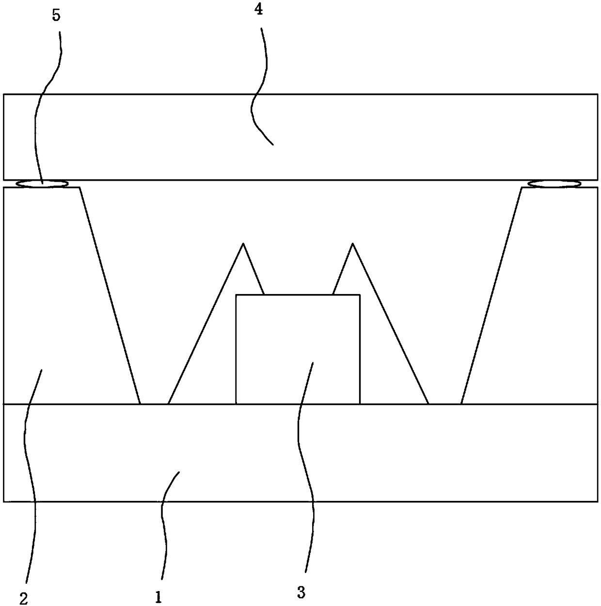 All-inorganic LED lamp and packaging method thereof