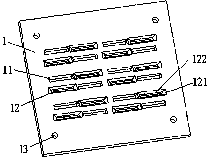 Pole-ear folding device for cast-welding storage battery