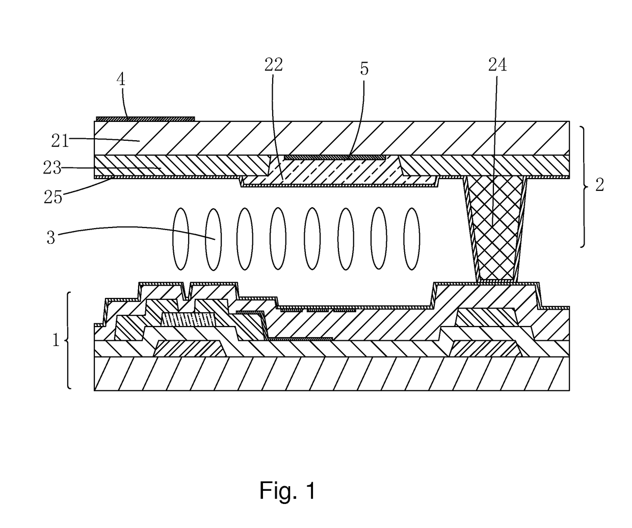 Mutual capacitance touch display panel and manufacturing method thereof