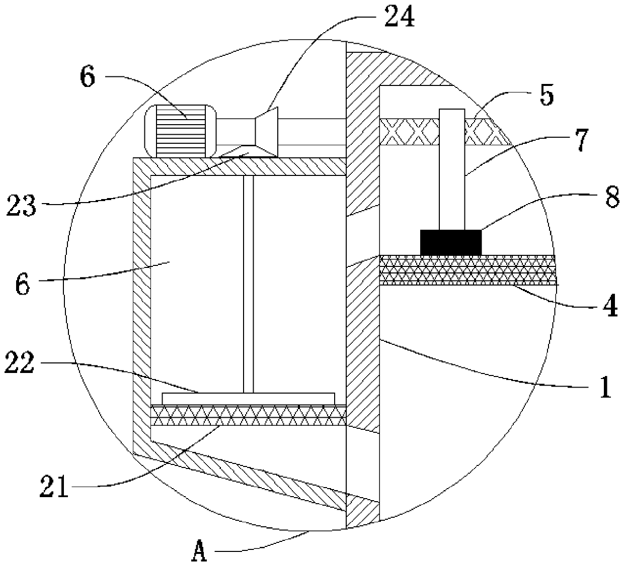 Water-based paint efficient production device