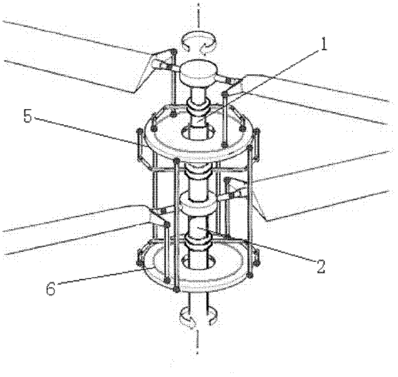 Coaxial dual-rotor helicopter