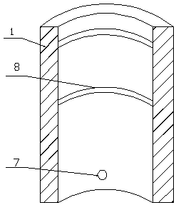 A cross arm support device with ice melting function