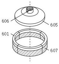 Polishing device for metal parts of lamps and lanterns