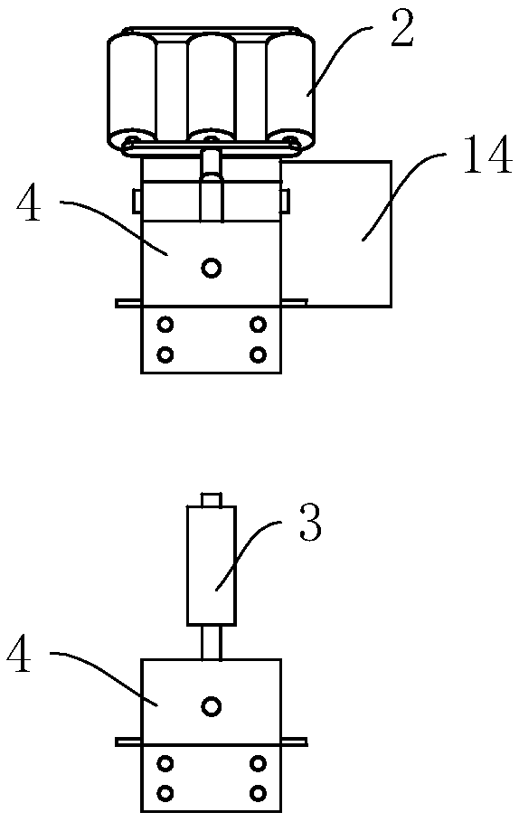 Deviation rectifying device of coal mine belt conveyor