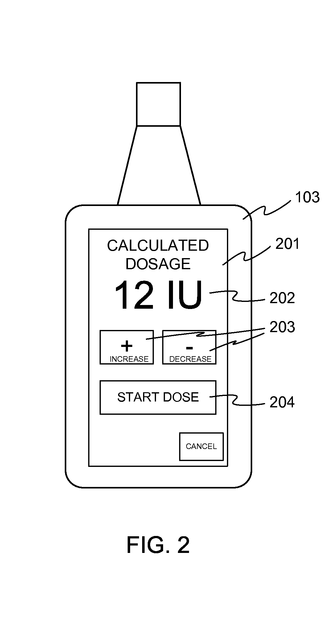 Integration of glucose data to adjust inhaled insulin dose