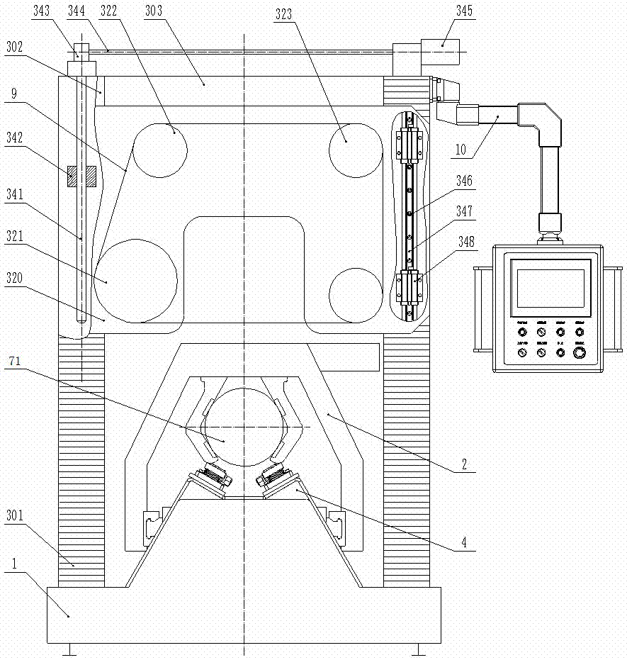 Single-crystal bar disconnection cutting equipment