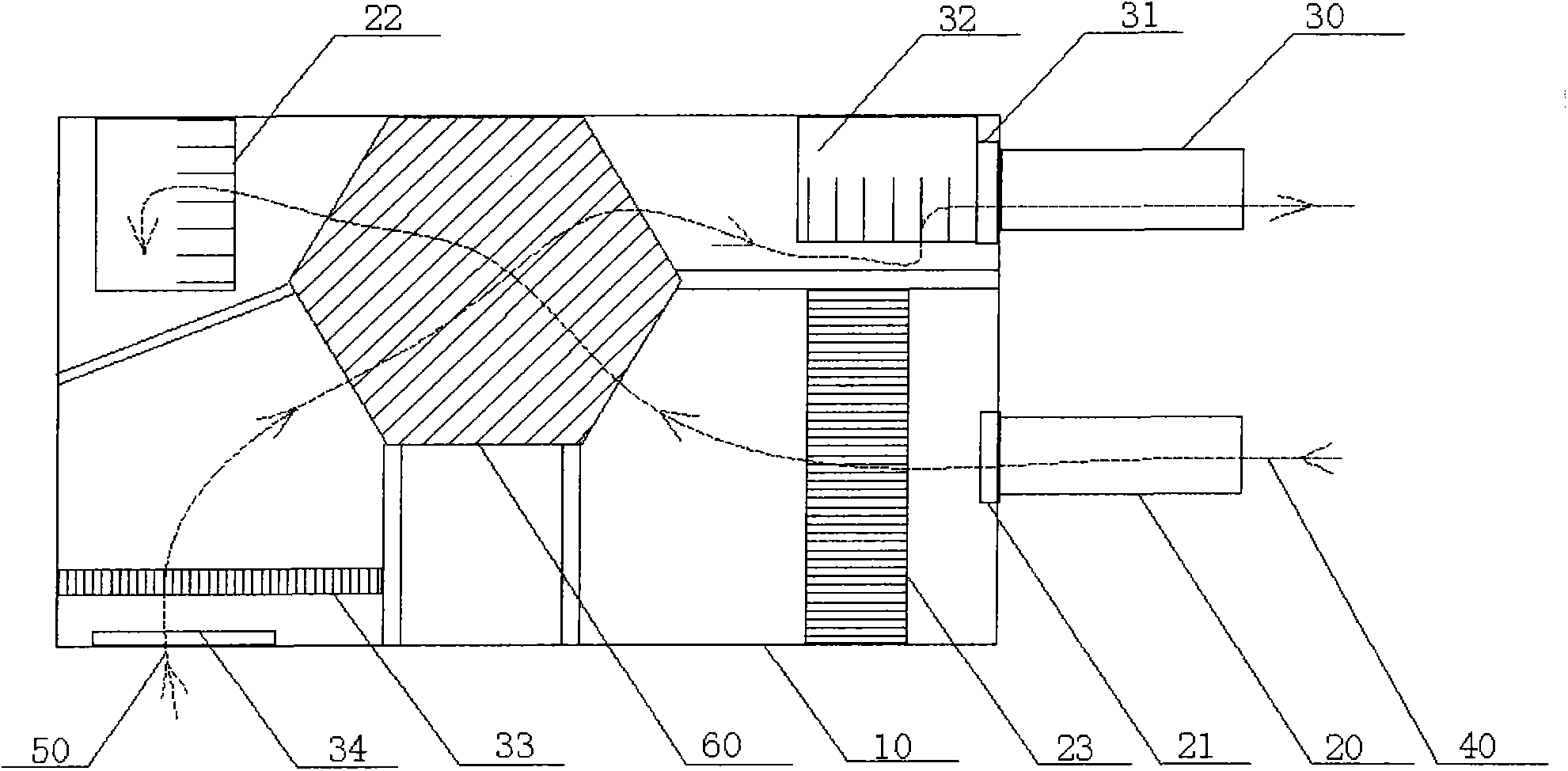 Wall-mounted fresh air processor