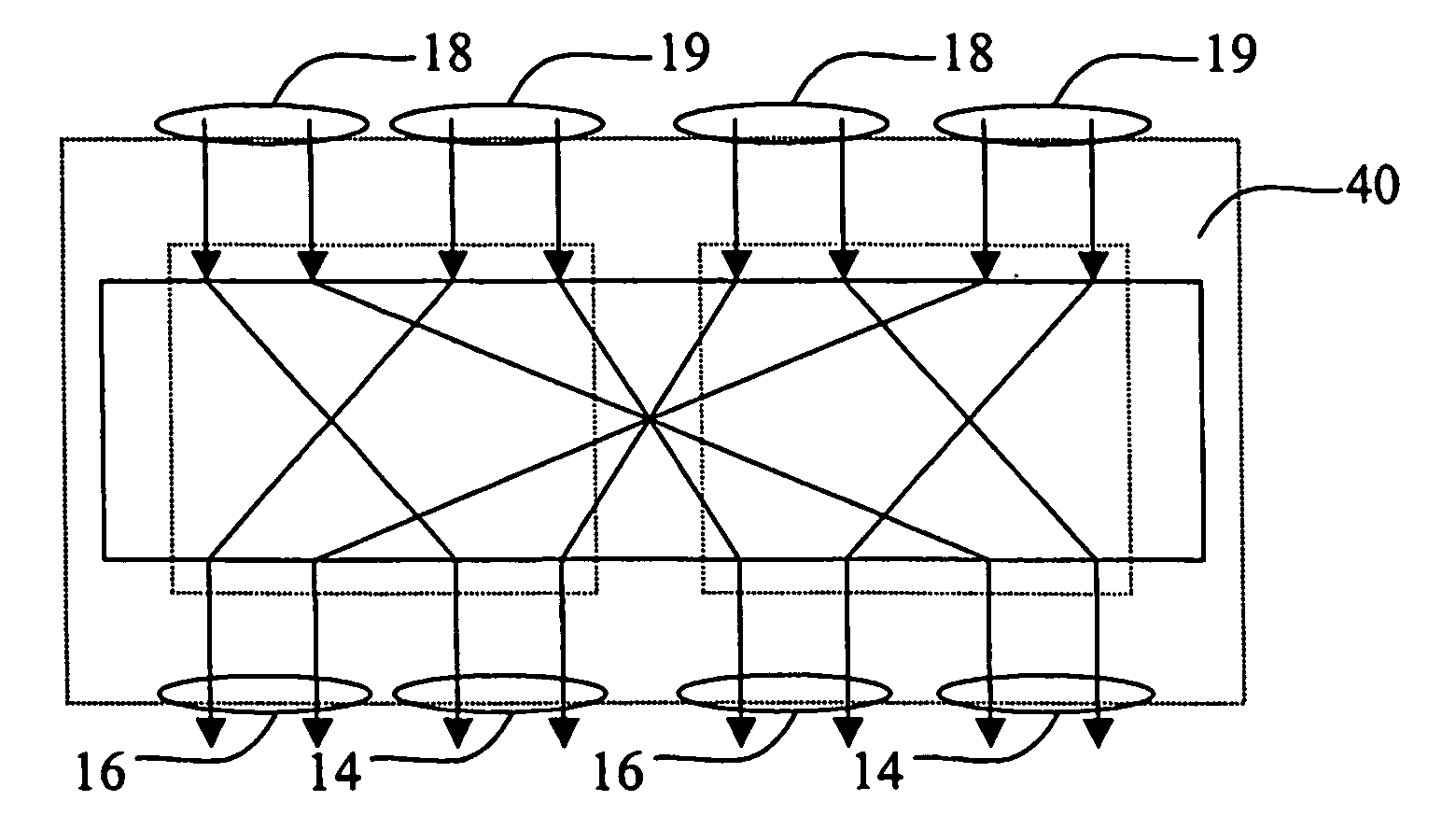 Secret-key-controlled reversible circuit and corresponding method of data processing