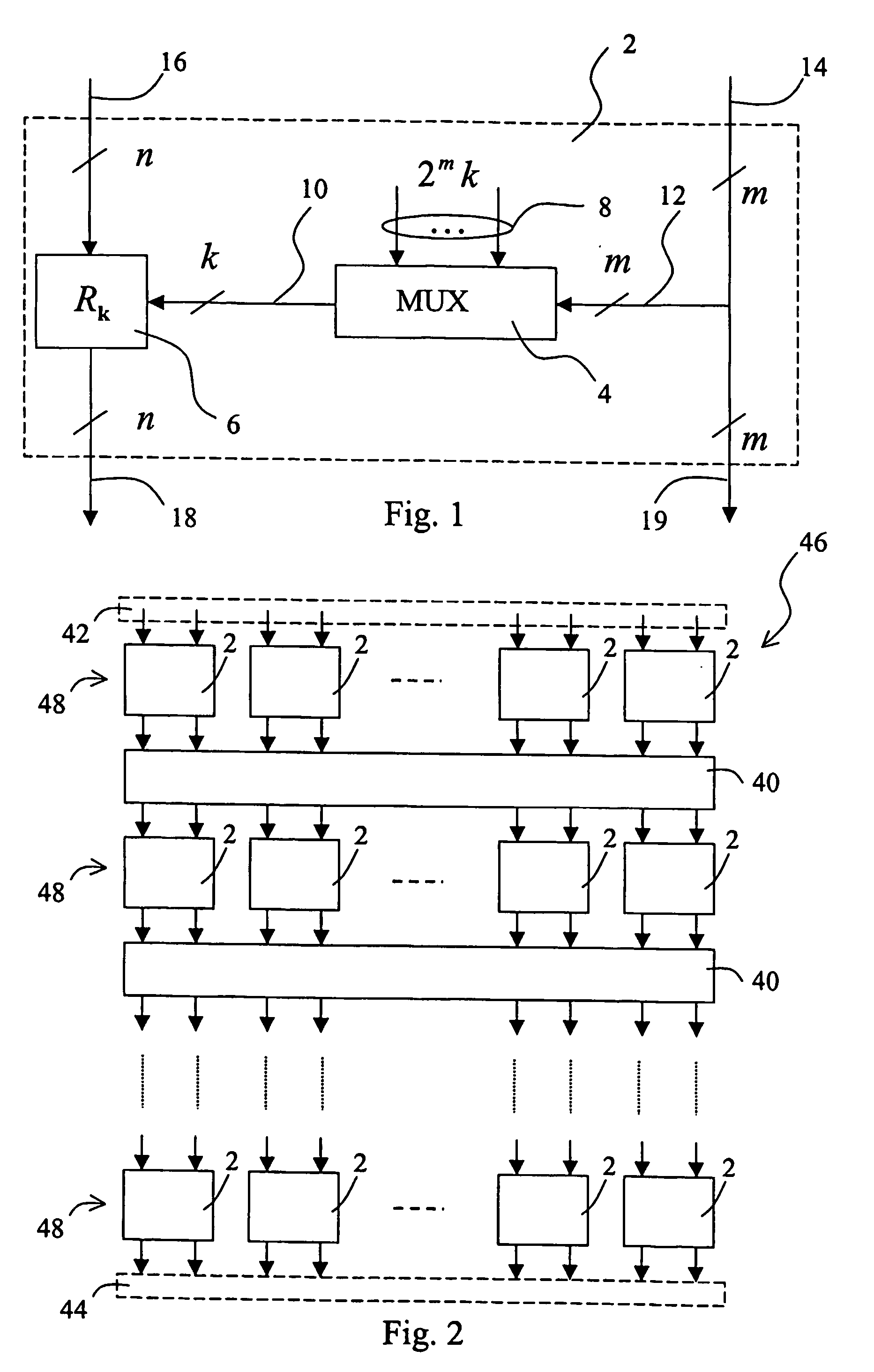 Secret-key-controlled reversible circuit and corresponding method of data processing