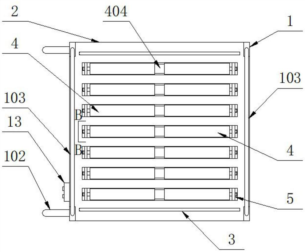 A kind of transit rack for logistics warehousing and its working method