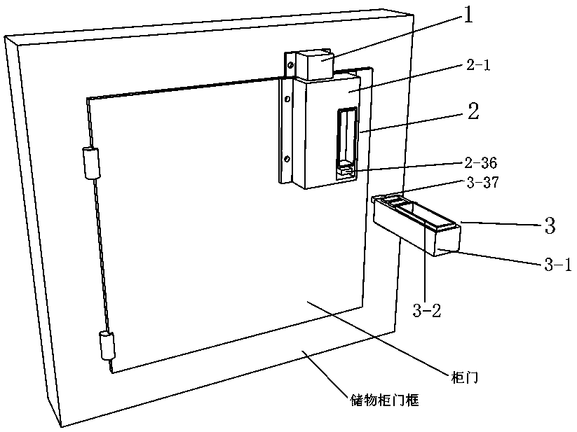 Control method of electronic lock of locker