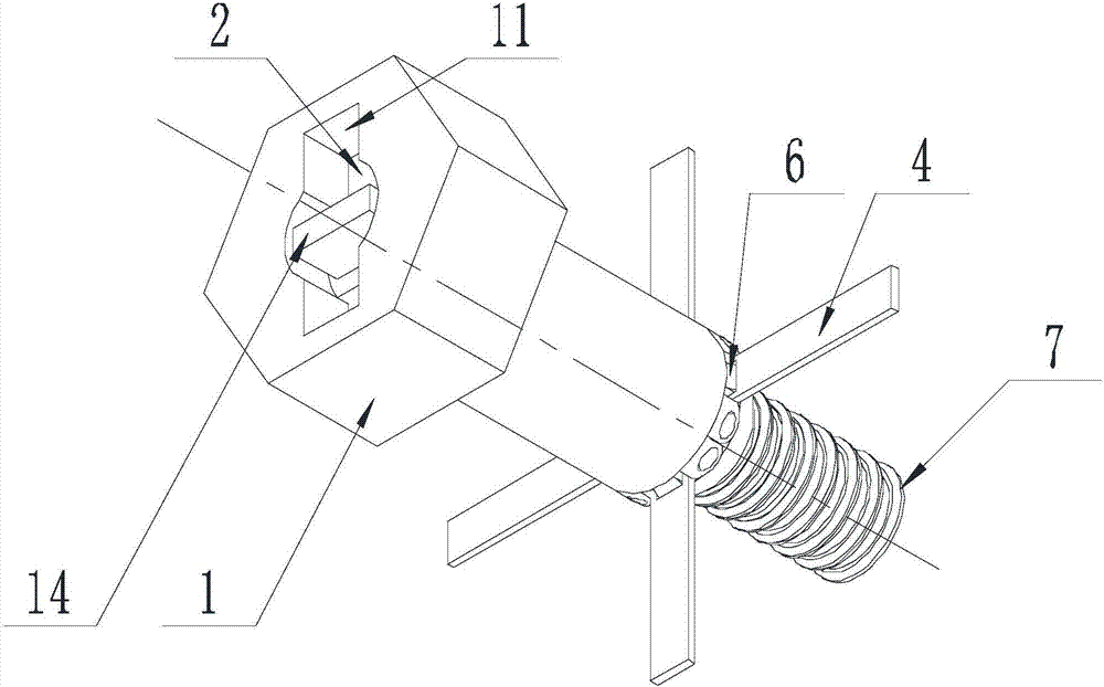 Method for solving looseness of connecting parts of engineering machines