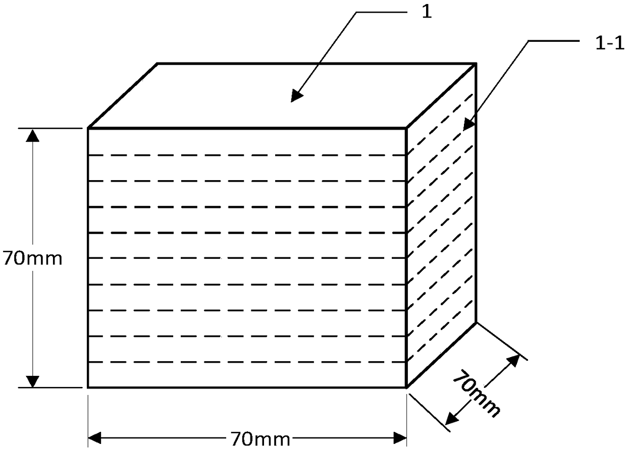 Experimental test device and method for forced imbibition capability of shale