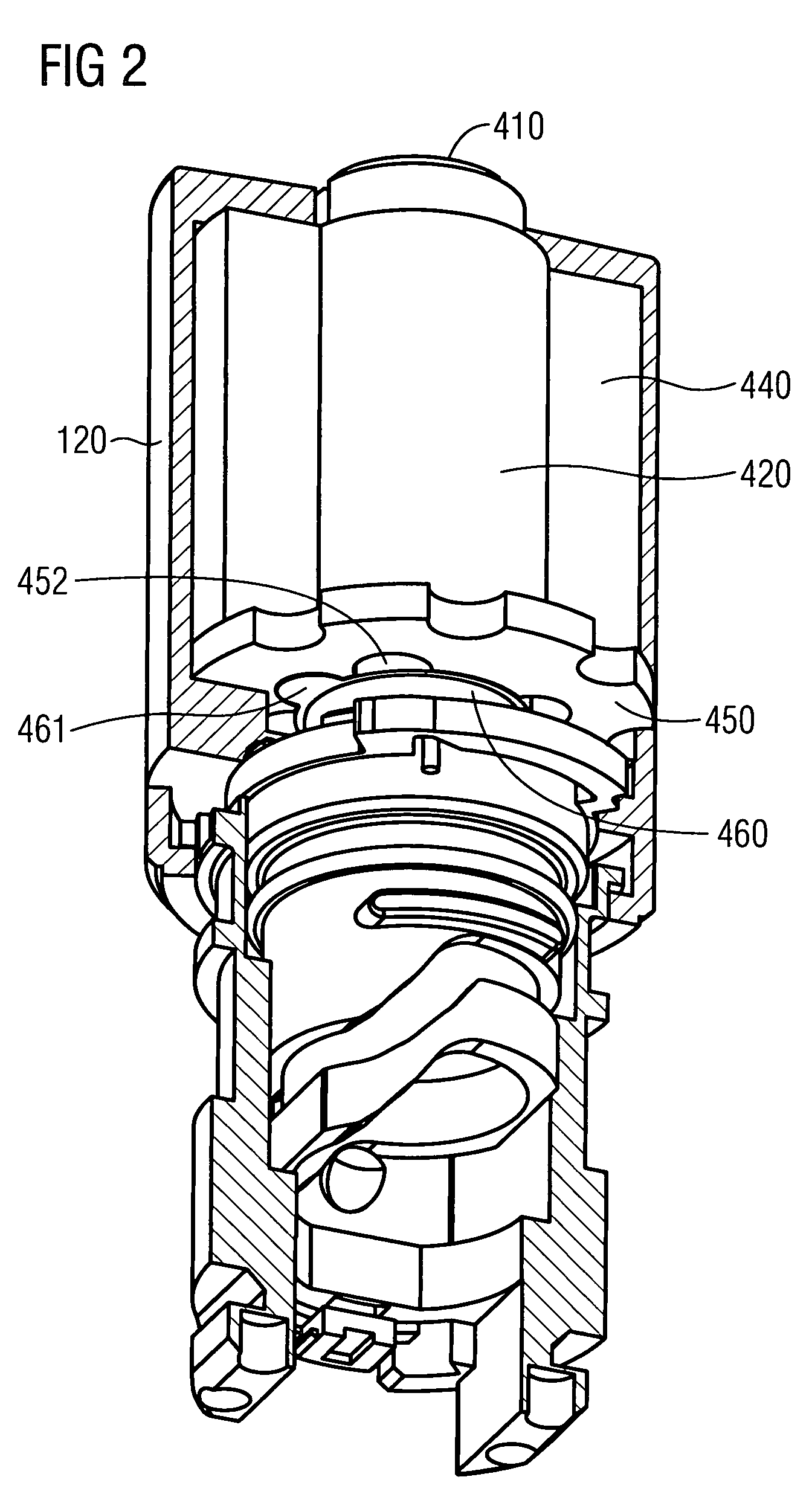 Key switch with at least one switching position