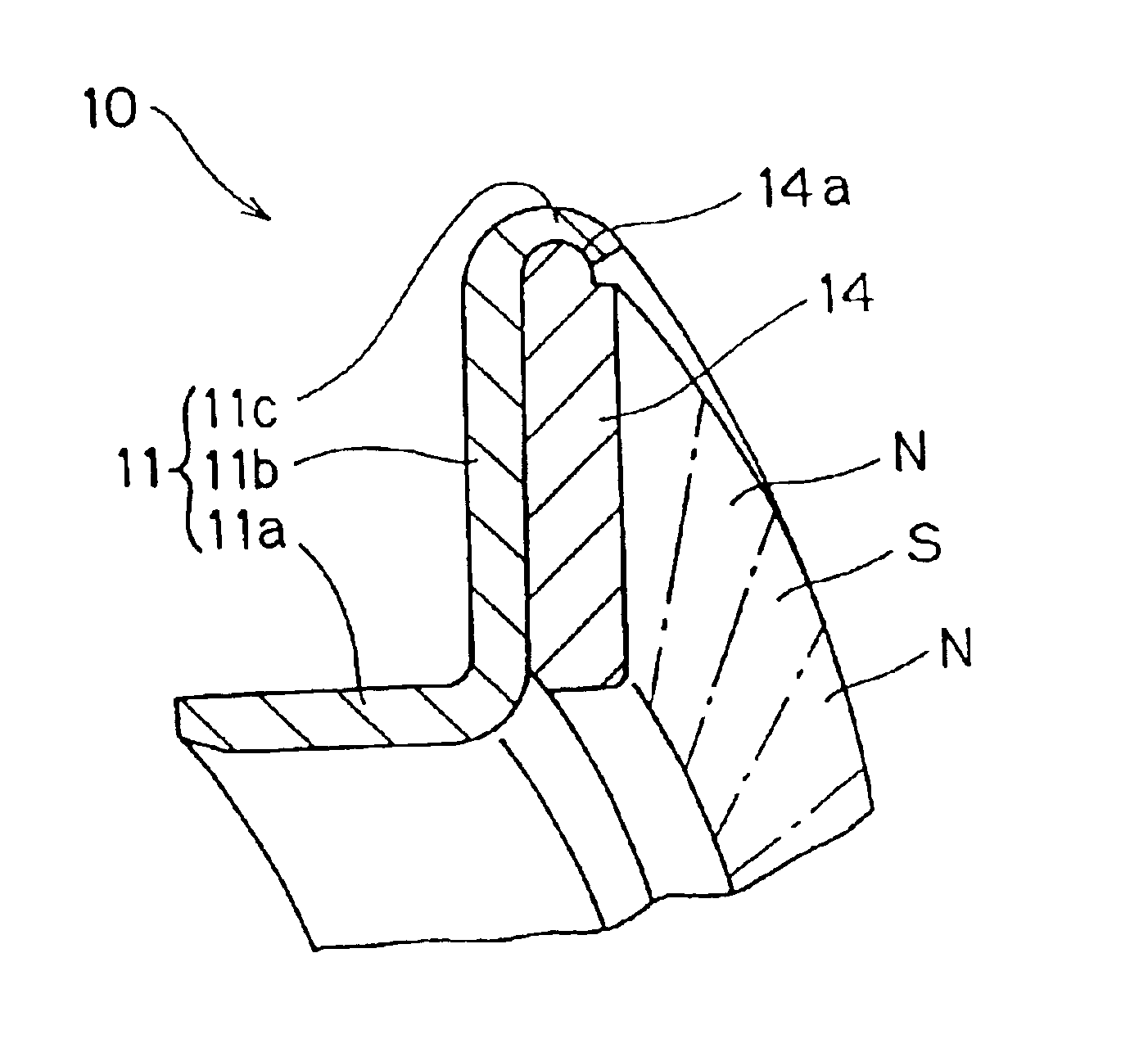 Magnetic encoder and wheel bearing assembly using the same