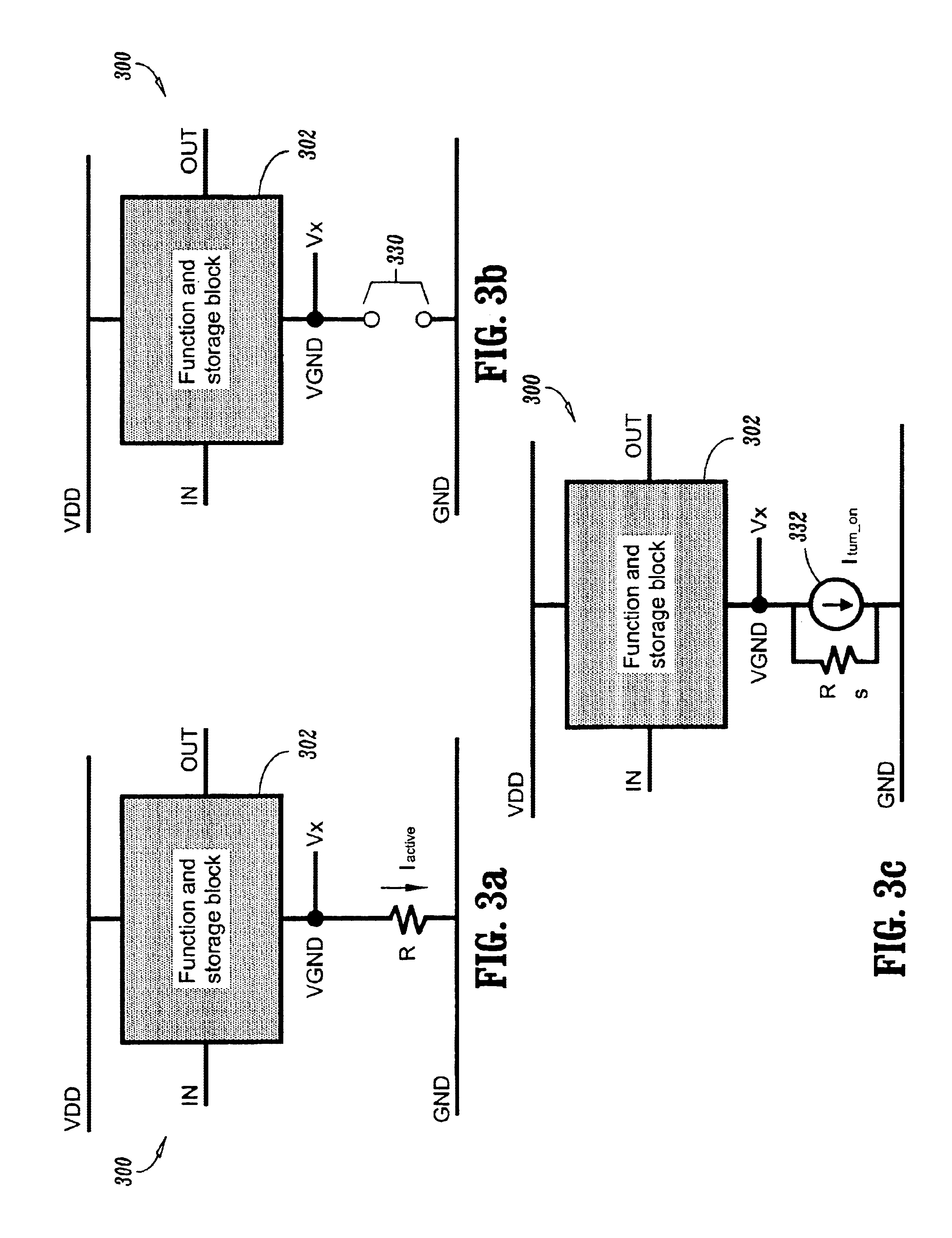 Non-abrupt switching of sleep transistor of power gate structure